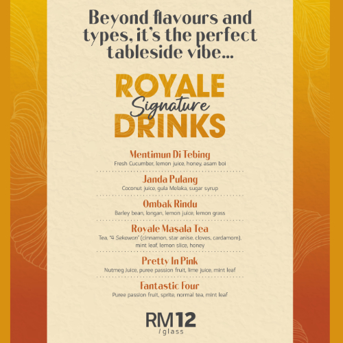 Royale Signature Drinks in Cherating